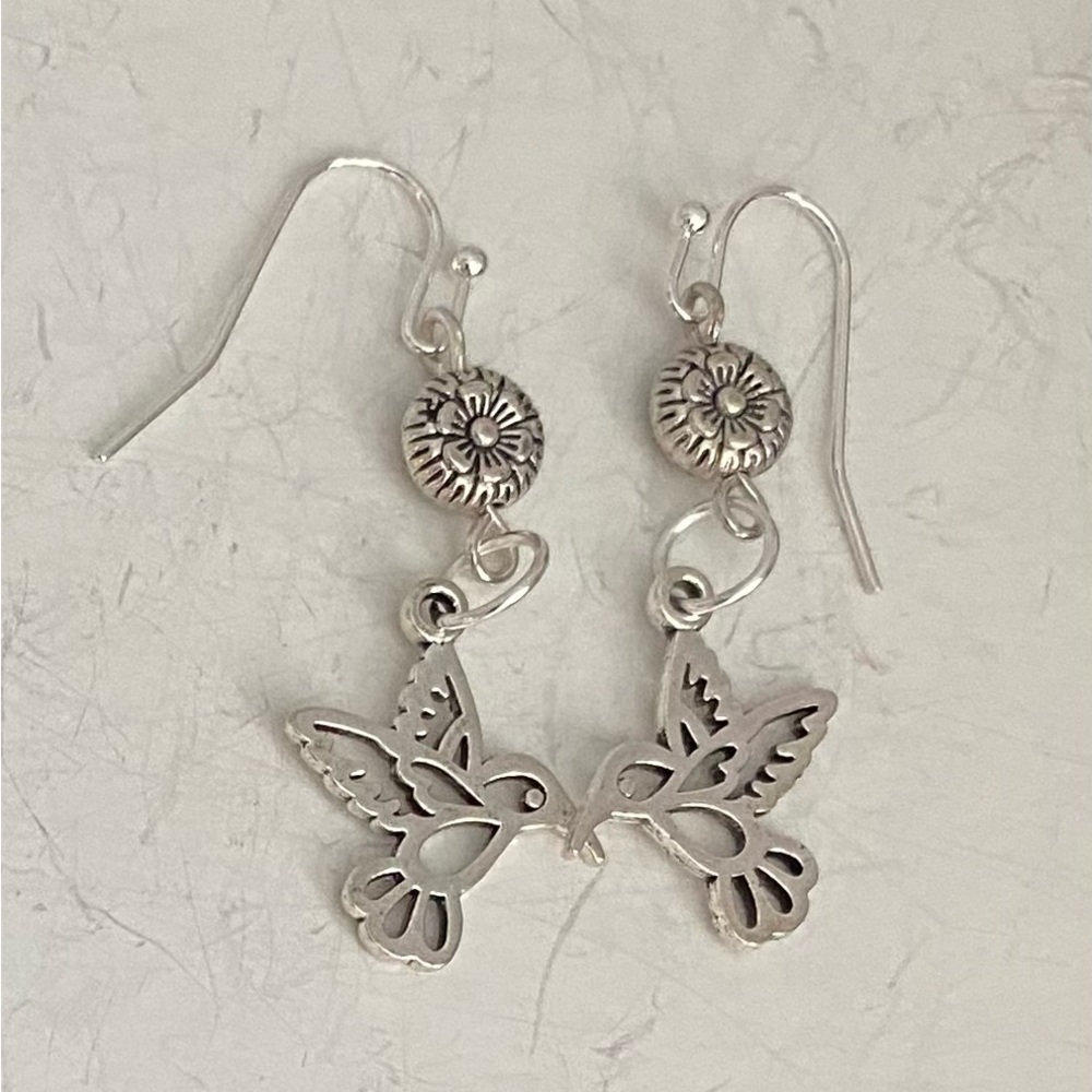 NEW Handmade Hummingbird earrings